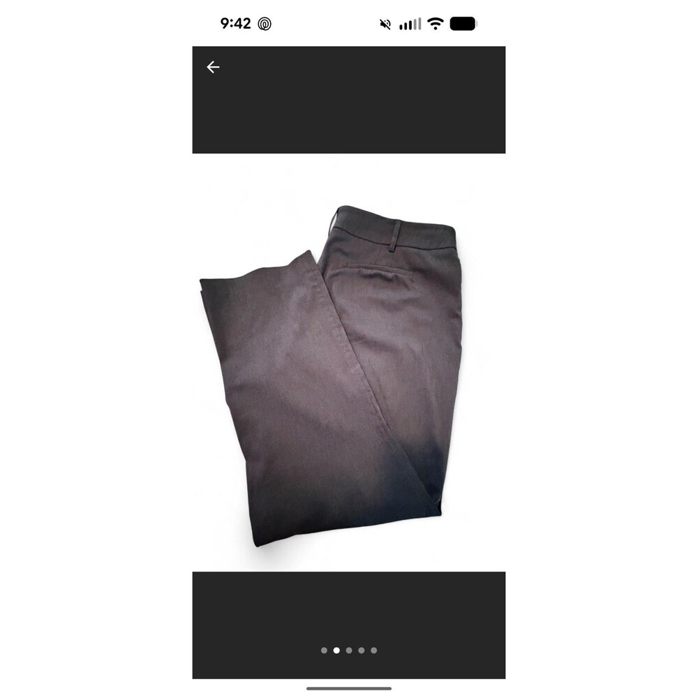 Lane Bryant Women's Charcoal Gray Straight Leg Pants Size 18